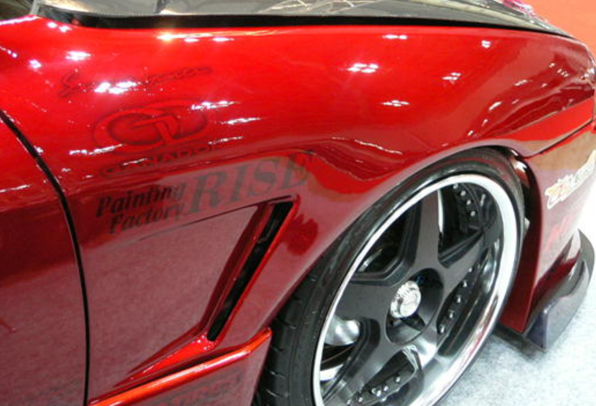 D-MAX フロントフェンダー シルビア 左右セット s15 20mmワイド？ 美品