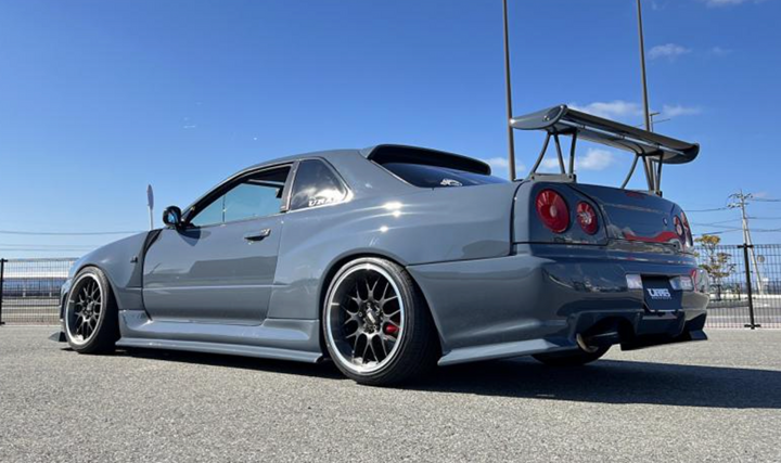 URAS | Super Wide Aero System Side Skirts for Nissan Skyline R34 2Dr