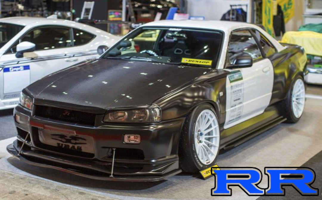 URAS | Type-RR Body Kit for Nissan R34 Skyline 2 Door