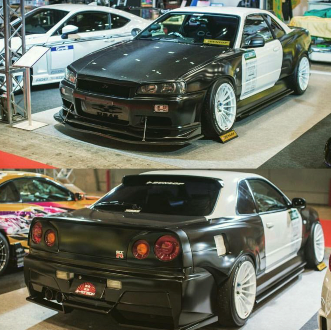 URAS | Type-RR Body Kit for Nissan R34 Skyline 2 Door