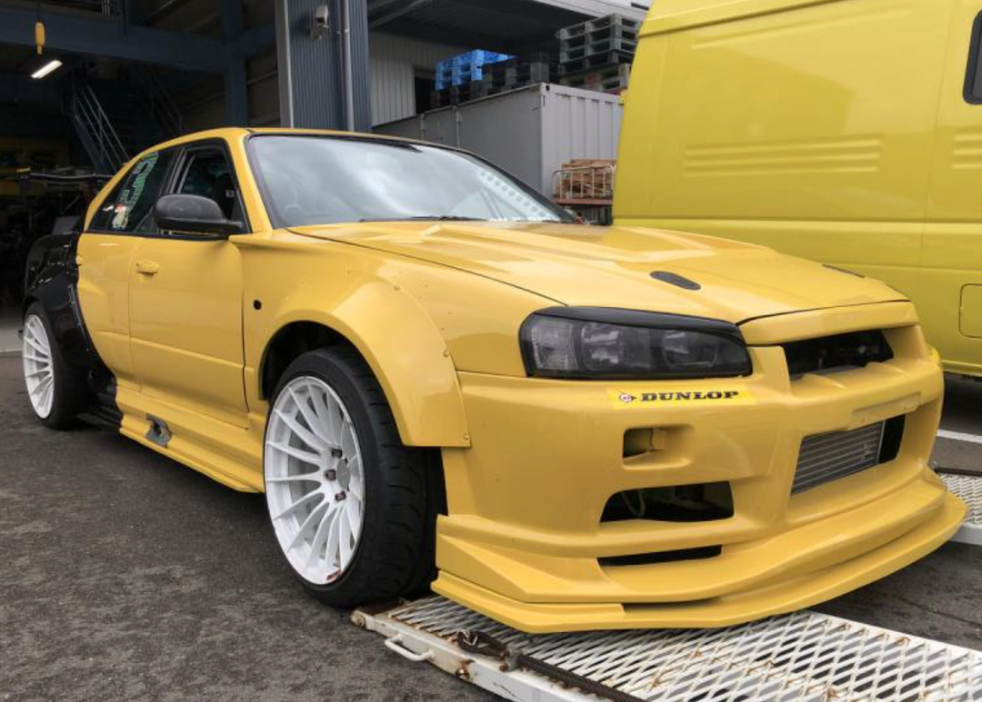 URAS | Type-RR Body Kit for Nissan R34 Skyline 2 Door