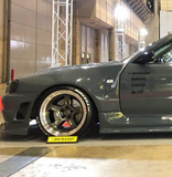 URAS | Super Wide Aero System 75mm Front Fenders for Nissan R34 Skyline 4Dr