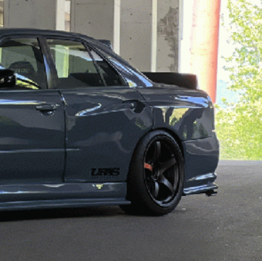 URAS | Super Wide Aero System 75mm Rear Fenders for Nissan R34 Skyline 4Dr