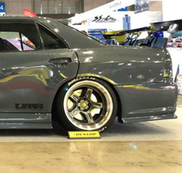 URAS | Super Wide Aero System 75mm Rear Fenders for Nissan R34 Skyline 4Dr