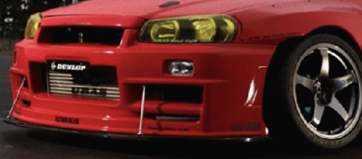 URAS | Type-RZ Front Bumper for Nissan R34 Skyline 2Dr/4Dr