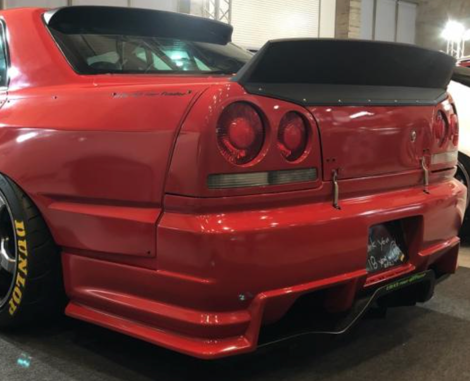 URAS | Type-RZ Rear Bumper for Nissan R34 Skyline 4Dr – Parts From Japan