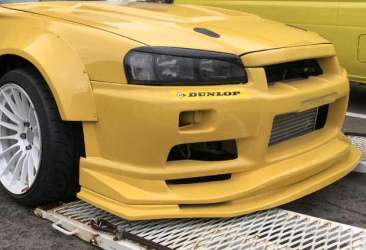 URAS | Type-RR Front Bumper for Nissan R34 Skyline 2 Door / 4 Door