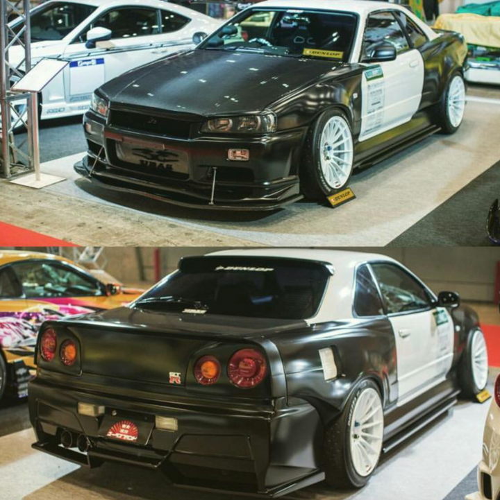 URAS | Type-RR Side Skirts for Nissan R34 Skyline 2 Door