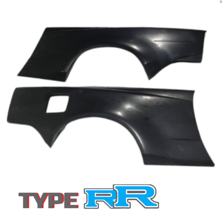 URAS | Type-RR 80mm Rear Fenders for Nissan R34 Skyline 2 Door