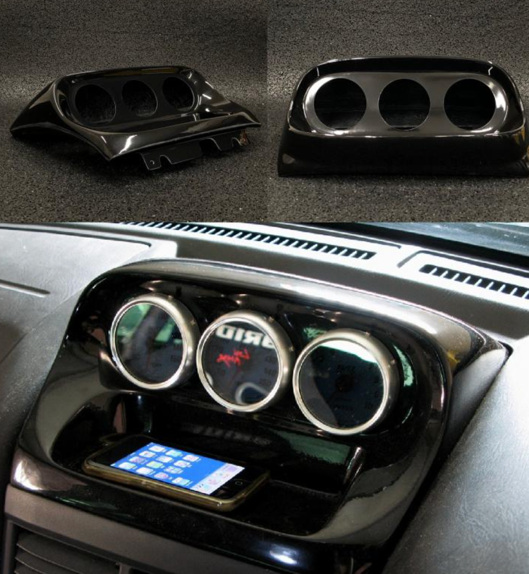 URAS | Triple Gauge Panel for Nissan R34 Skyline