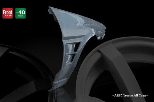 Origin Lab | All Year Front Fenders +40mm for Toyota AE86 Trueno