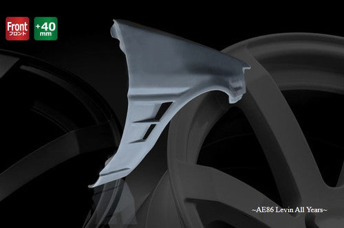 Origin Lab | Front Fenders +40mm for Toyota AE86 Levin