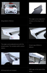 326POWER x NEO Project Universal Kiteiman Rear Wing