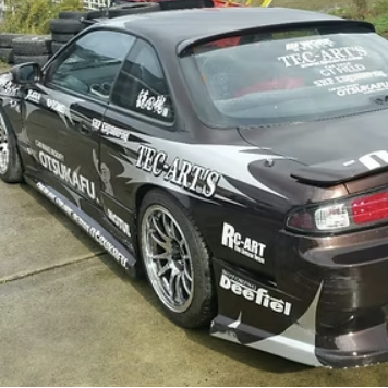 Works9 | Rear Fenders +50mm for Nissan Silvia S14 Zenki / 240SX