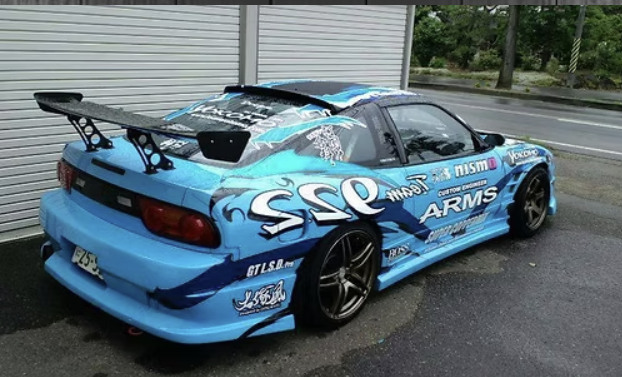 Works9 | Rear Fenders +50mm for Nissan 180SX (240SX S13 Hatch)