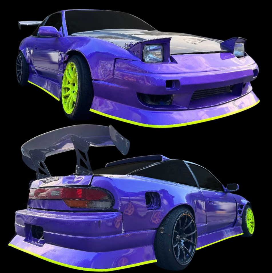 Hot Parts | Drift Style Kit for Nissan 180sx (240sx S13 Hatch)