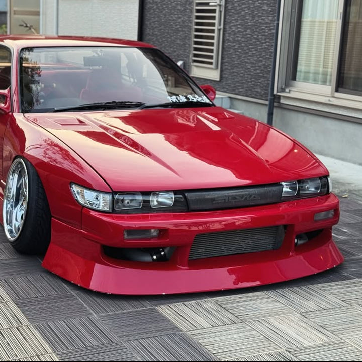 URAS | Type 4 Front Bumper for Nissan Silvia S13
