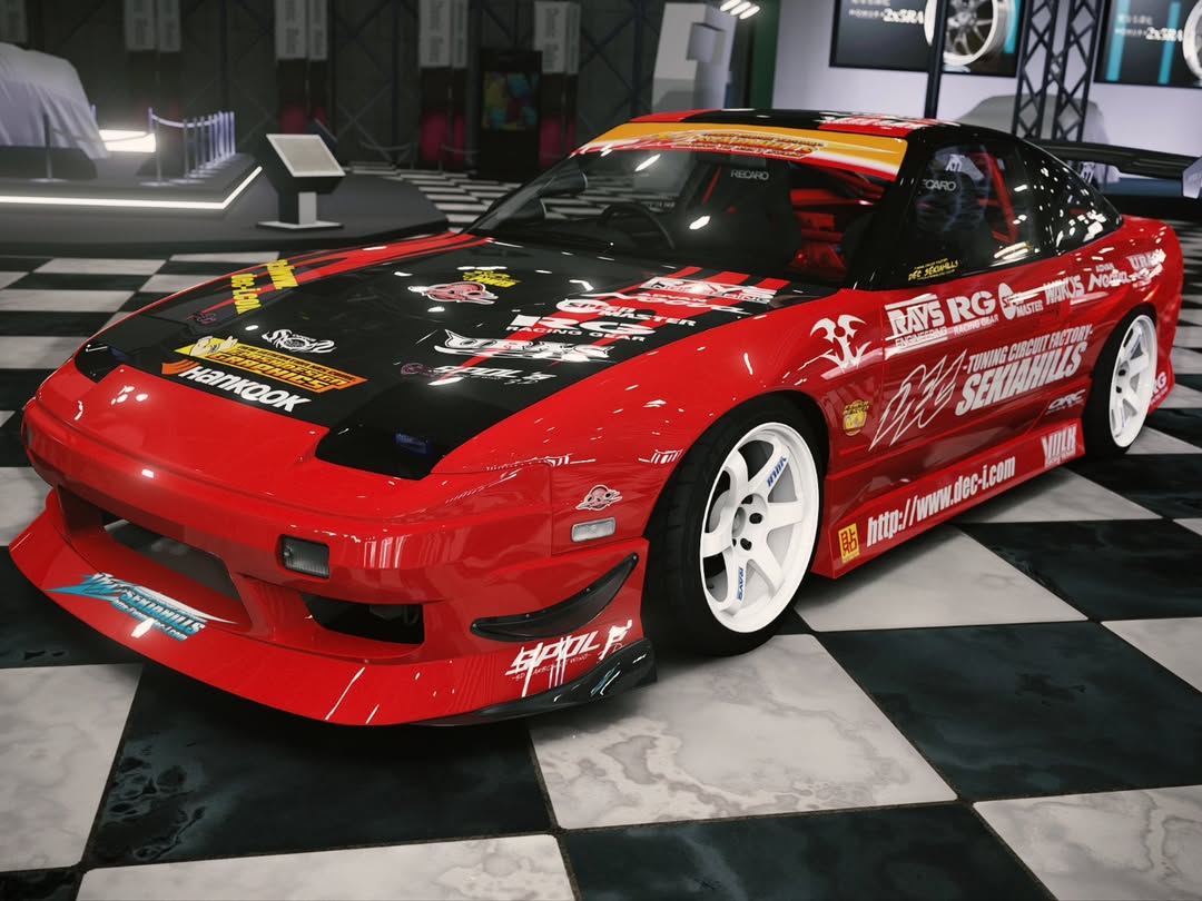 URAS | Type-4 Front Bumper for Nissan 180SX (240SX S13)