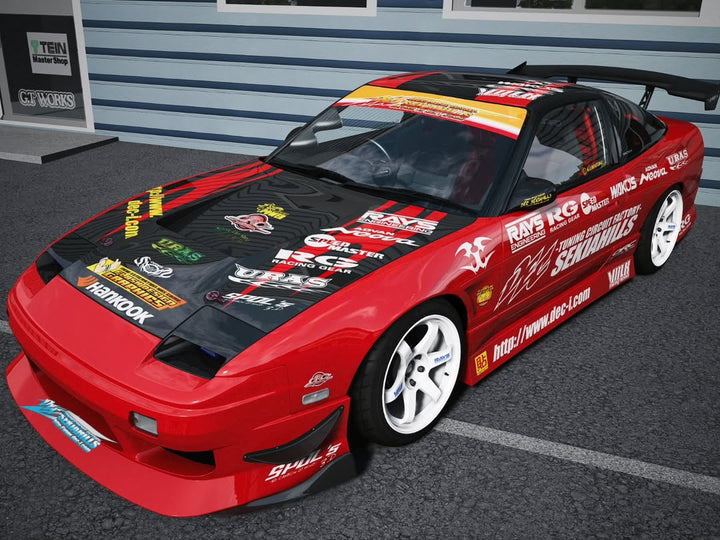 URAS | Type-4 Front Bumper for Nissan 180SX (240SX S13)