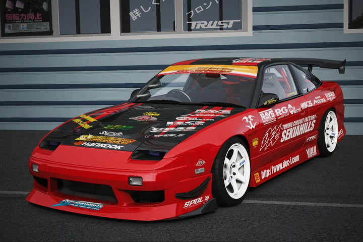 URAS | Type-4 Front Bumper for Nissan 180SX (240SX S13)
