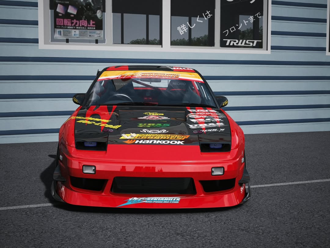 URAS | Type-4 Front Bumper for Nissan 180SX (240SX S13)
