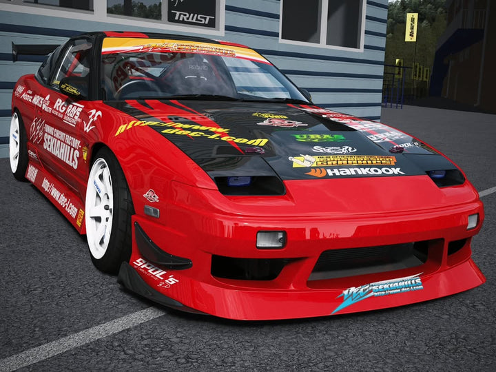 URAS | Type-4 Front Bumper for Nissan 180SX (240SX S13)