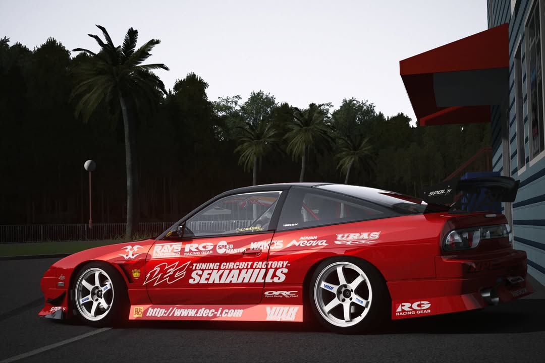 URAS | Type-4 Rear Bumper for Nissan 180SX (240SX S13 Hatch)