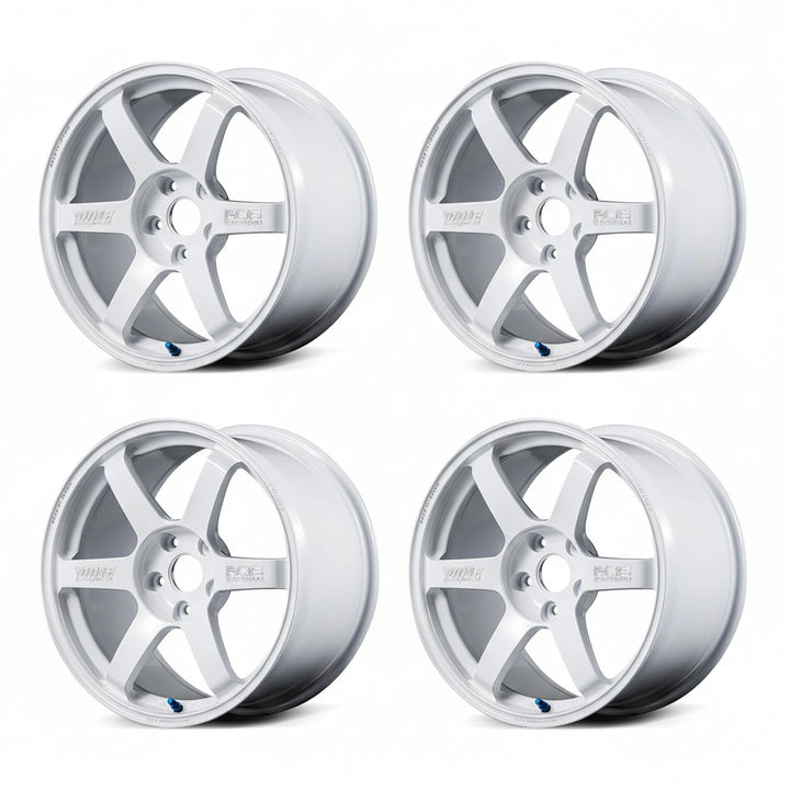 Rays | Volk TE37 SAGA S-plus 30th Machining Ver. White | 5X120| 20x8.5 +45 (Set)