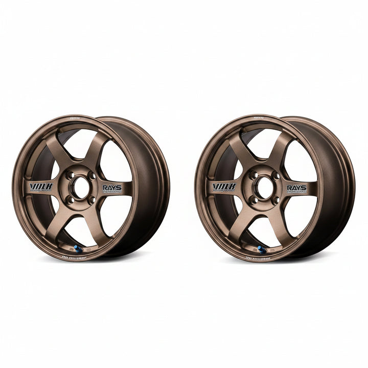 Rays | Volk TE37 SONIC 30TH STICKER Ver. Bronze | 4X100| 16x5.5 +46 (Pair)