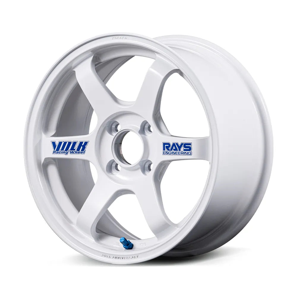 Rays | Volk TE37 SONIC 30TH STICKER Ver. White | 16x6.5 +39 | 4X100 (Pair)