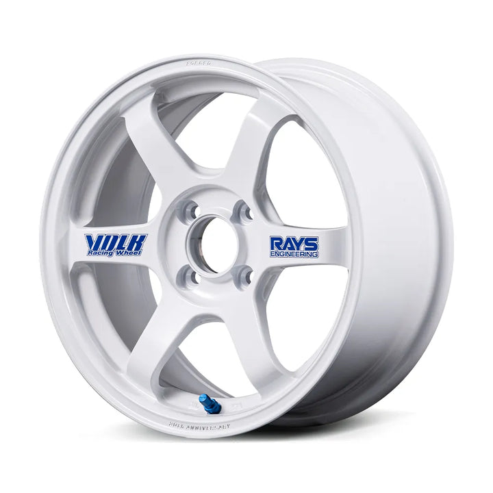 Rays | Volk TE37 SONIC 30TH STICKER Ver. White | 4X100| 16x5.5 +46 (Set)