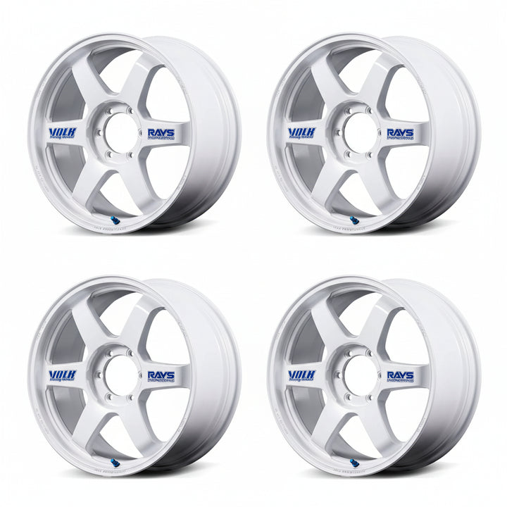 Rays | Volk TE37 ultra 30TH STICKER Ver. White | 6X139.7| 20x9 +53 (Set)