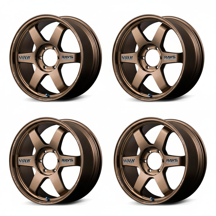 Rays | Volk TE37 ultra 30TH STICKER Ver. Bronze | 6X139.7| 22x9 +20 (Set)