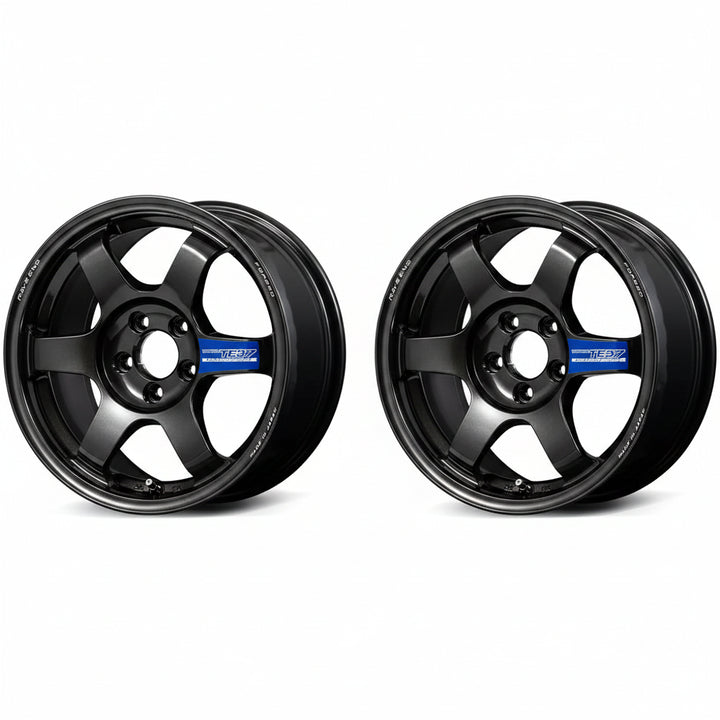 Rays | Volk TE37 GRAVEL Ⅲ Diamond Dark Gunmetal | 5X114.3| 15x6.5 +40 (Pair)