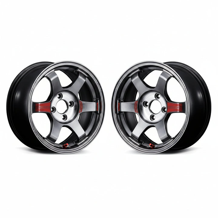 Rays | Volk TE37 SAGA SL Pressed Graphite | 4X98| 17x7.5 +36 (Pair)