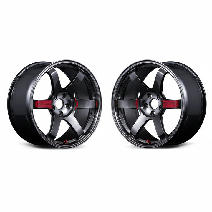 Rays | Volk TE37 SAGA SL Pressed Graphite | 5X114.3| 17x7.5 +43 (Pair)