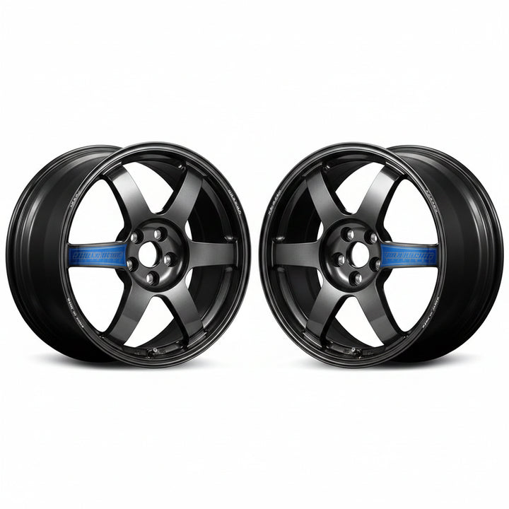 Rays | Volk TE37SAGA CLUB RACER Diamond Black | 5X100| 17x7.5 +44 (Pair)