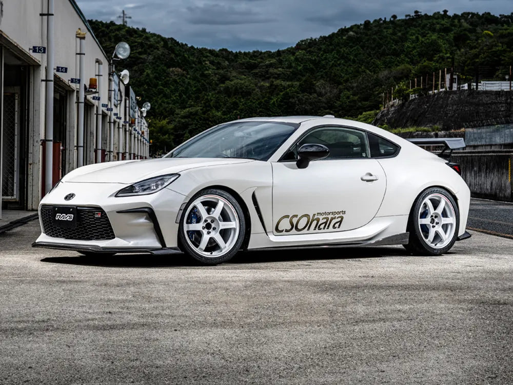Rays | Volk TE37 SAGA S-plus Time Attack Edition Dash White/Redot | 5X114.3| 17x7.5 +49 (Set)
