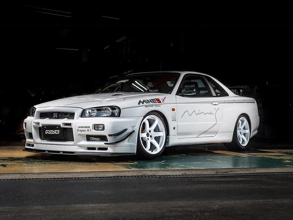 Rays | Volk TE37 SAGA S-plus Time Attack Edition Dash White/Redot | 5X114.3| 17x7.5 +49 (Set)