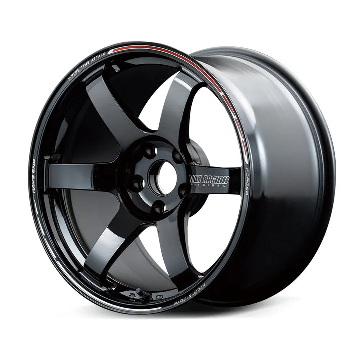 Rays | Volk TE37 SAGA S-plus Time Attack Edition Black/Redot | 5X114.3| 18x9.0 +46 (Set)