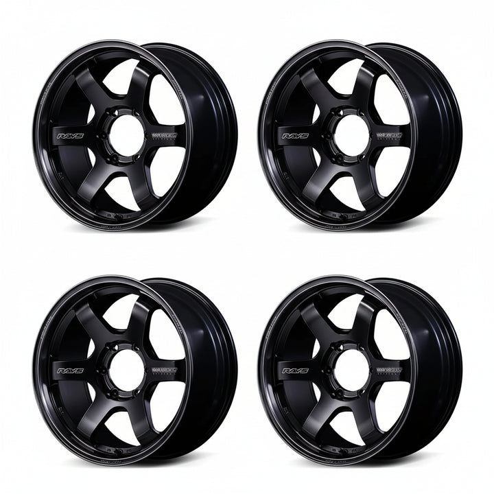 Rays | Volk TE37 Ultra Black Shadow Ltd. Matte Translucent Black | 6X139.7| 20x8.5 +45 (Set)