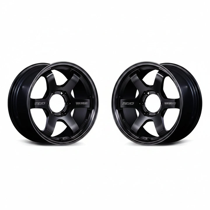 Rays | Volk TE37 ultra Black Shadow LTD. Matte Translucent Black | 6X139.7| 20x8.5 +45 (Pair)
