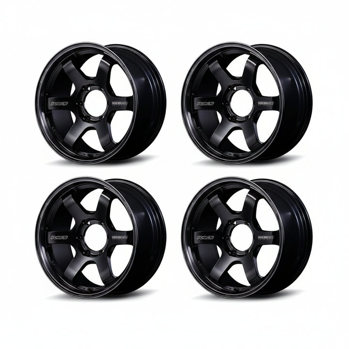 Rays | Volk TE37SB Black Shadow Ltd. Matte Translucent Black | 6X139.7| 18x8.0 +38 (Set)