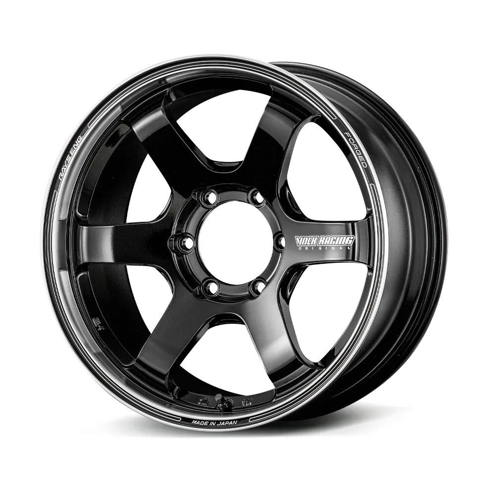 Rays | Volk TE37SB tourer Black/Rim DC | 18x8.0 +38 | 6X139.7 (Pair)