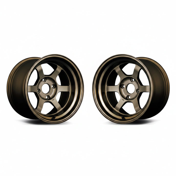 Rays | Volk TE37V Bronze | 4X114.3| 16x7.5 +6 (Pair)