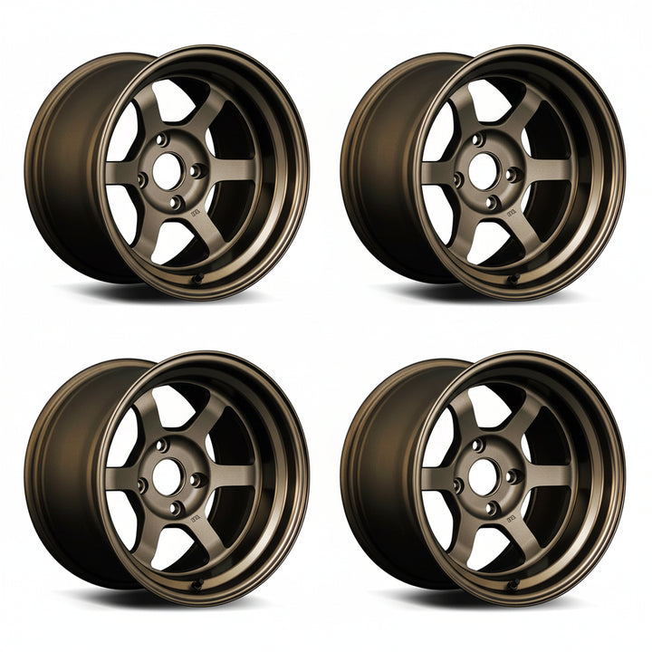 Rays | Volk TE37V Bronze | 5X114.3| 17x9.5 +15 (Set)