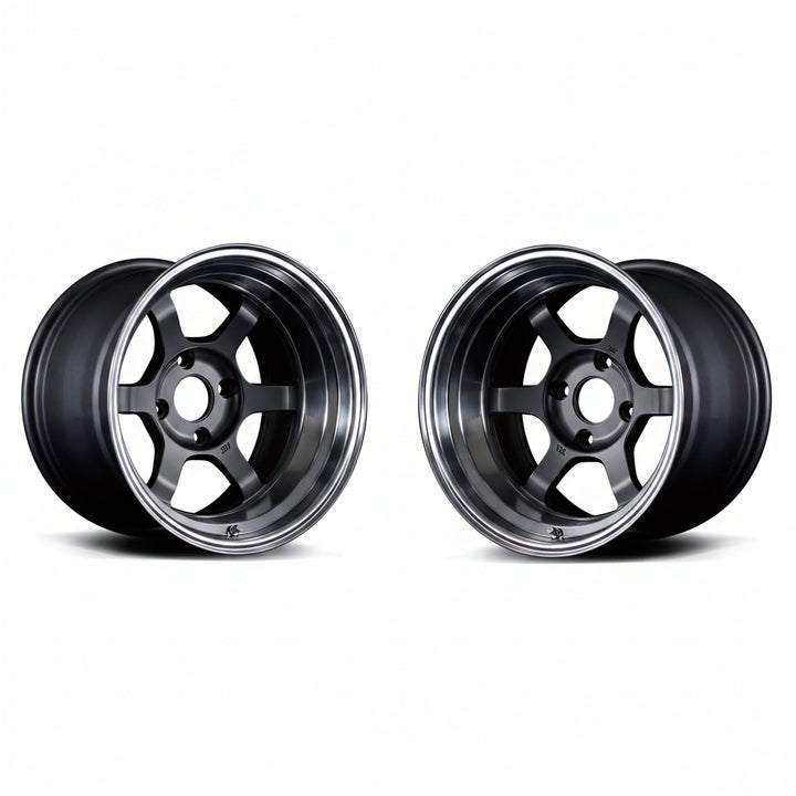 Rays | Volk TE37V Gunmetal/Rim DC | 4X114.3| 15x9.5 -20 (Pair)