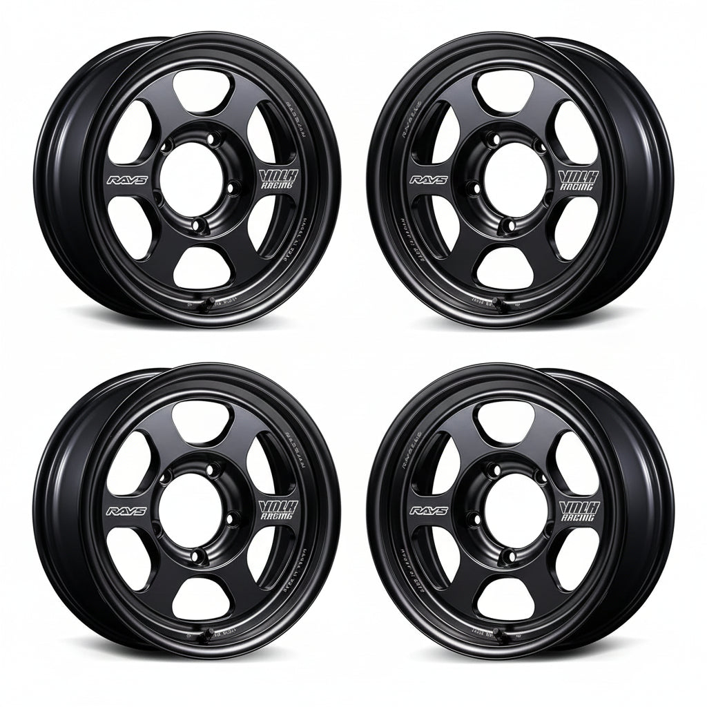 Rays | Volk TE37XT for J Black Shadow Ltd. Matte Translucent Black | 5X139.7| 16x5.5 +0 (Set)