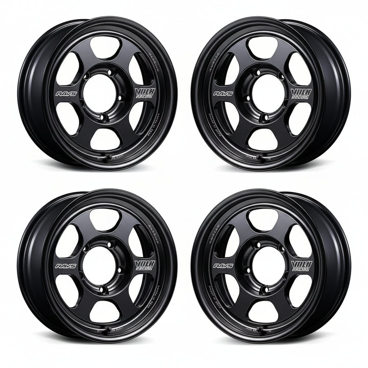 Rays | Volk TE37XT for J Black Shadow Ltd. Matte Translucent Black | 5X139.7| 16x5.5 +0 (Set)