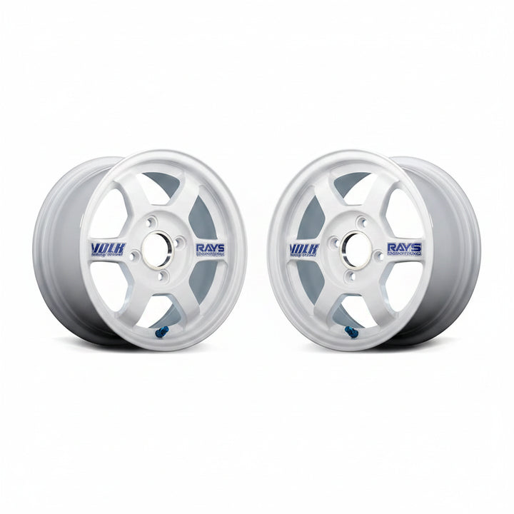 Rays | Volk TE37 White | 4X100| 13x6.0 +38 (Pair)